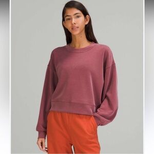 Lululemon Sweatshirt Cropped Softstreme
